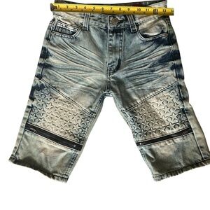 Men's Blue Denim Shorts